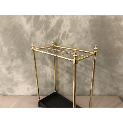 Pair of brass umbrella stands from the late 19th century