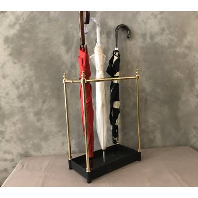 Pair of brass umbrella stands from the late 19th century