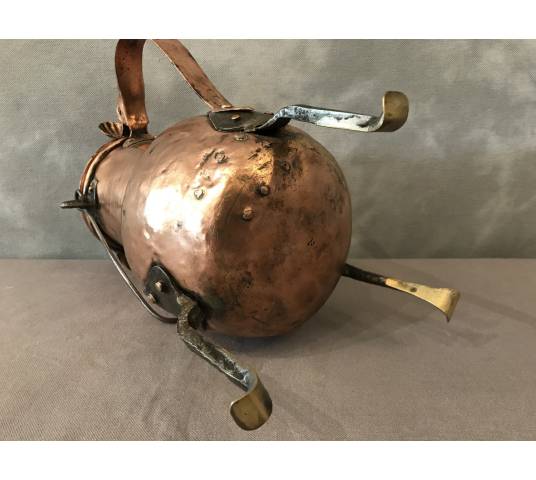 Large copper coquemar from the 18th century