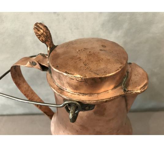 Large copper coquemar from the 18th century