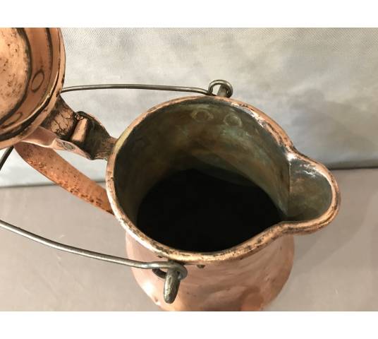 Large copper coquemar from the 18th century