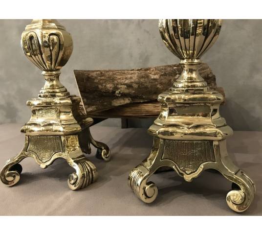 Beautiful old polished bronze caterpillars from the 19th century