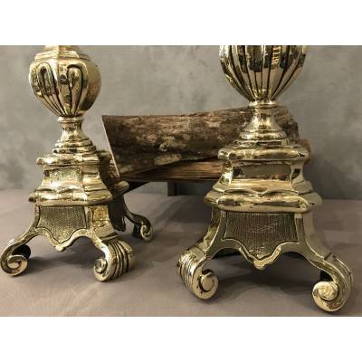 Beautiful old polished bronze caterpillars from the 19th century