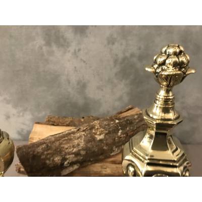 Beautiful old polished bronze caterpillars from the 19th century