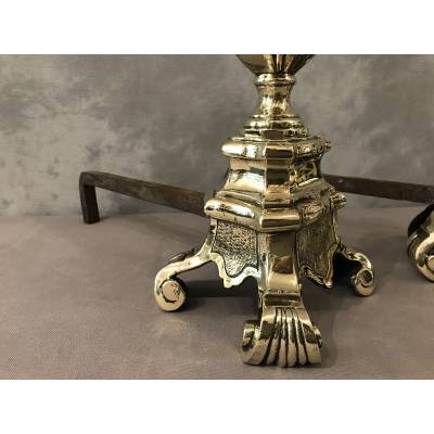 Beautiful old polished bronze caterpillars from the 19th century