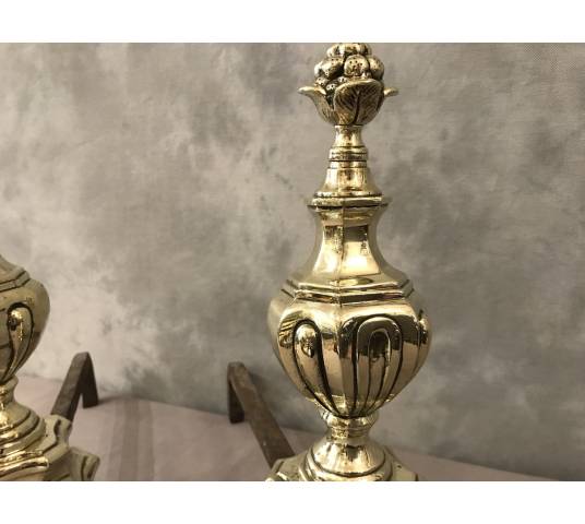 Beautiful old polished bronze caterpillars from the 19th century