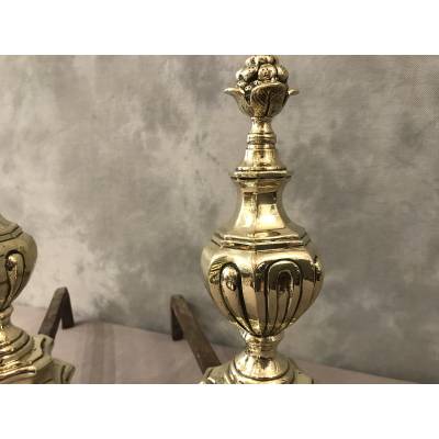 Beautiful old polished bronze caterpillars from the 19th century