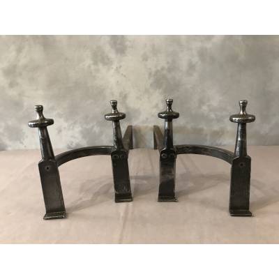 Pair of old iron tracks from the late 18th century