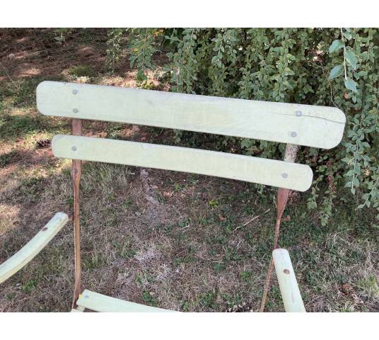 Foldable garden chairs, in pairs or in sets of 9
