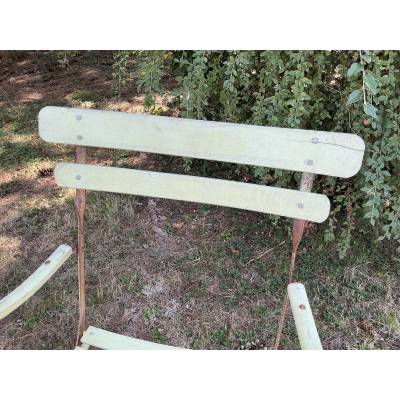 Foldable garden chairs, in pairs or in sets of 9