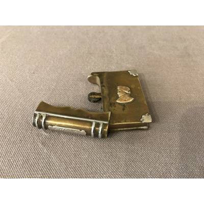 Small antique bronze and brass lighter circa 1900 Napoleon