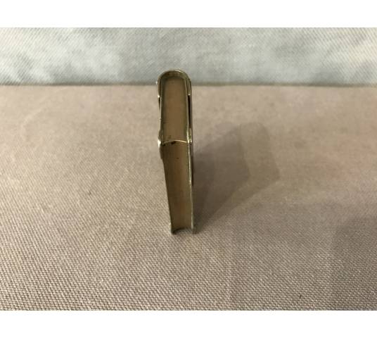 Small antique bronze and brass lighter circa 1900 Napoleon