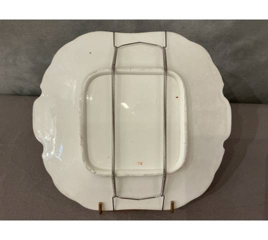 19th century English Minton porcelain cake plate