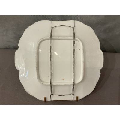 19th century English Minton porcelain cake plate