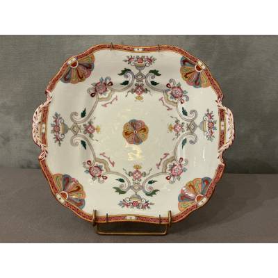 19th century Minton porcelain cake plate