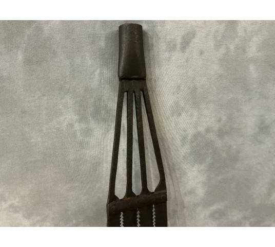 Wrought iron spade from the 19th century