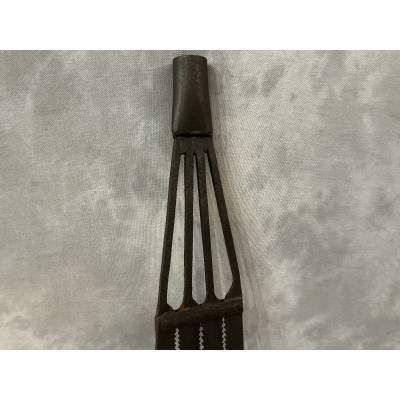 Wrought iron spade from the 19th century