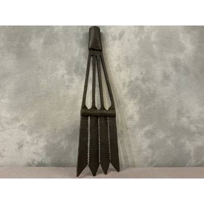 Wrought iron spade from the 19th century