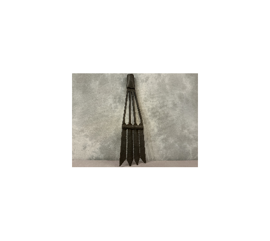 Wrought iron spade from the 19th century
