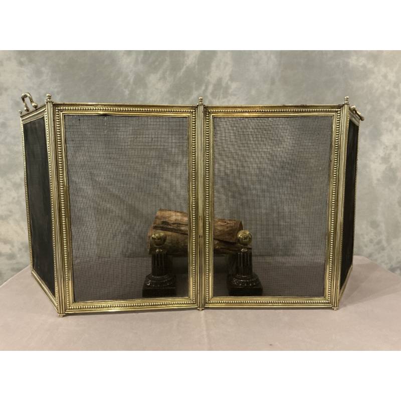 Antique Louis XVI style fireplace screen from the 19th century