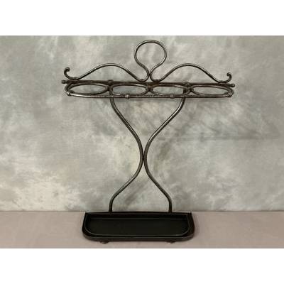 Polished iron umbrella stands from the late 19th century