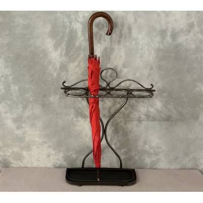 Polished iron umbrella stands from the late 19th century