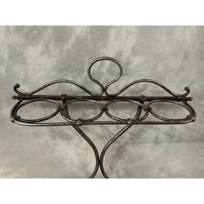 Polished iron umbrella stands from the late 19th century