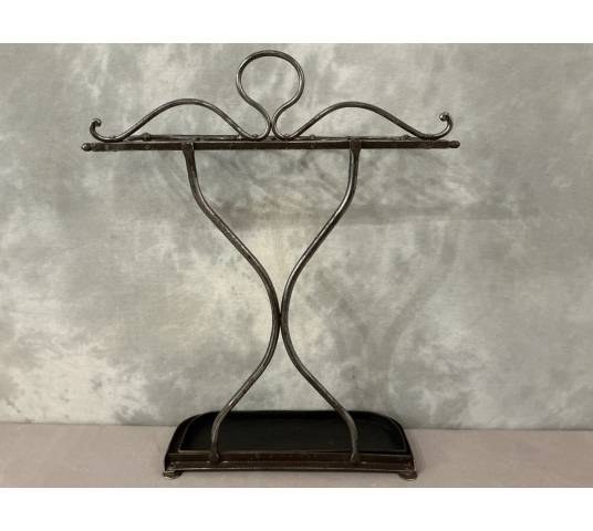 Polished iron umbrella stands from the late 19th century
