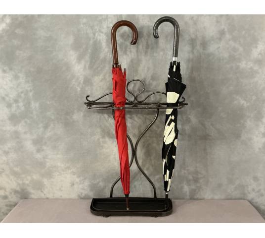 Polished iron umbrella stands from the late 19th century