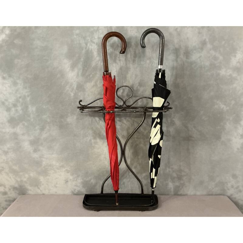 Polished iron umbrella stands from the late 19th century