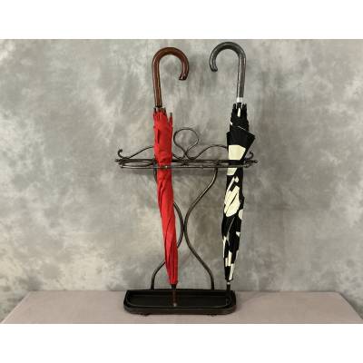 Polished iron umbrella stands from the late 19th century