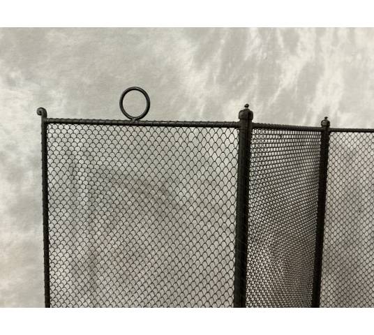 Pare feu de cheminée ancien rustique d'époque 19 ème