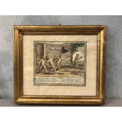 Paire de gravures d'époque 18 ème