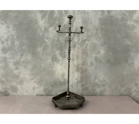 Antique iron fireplace set from the 19th century