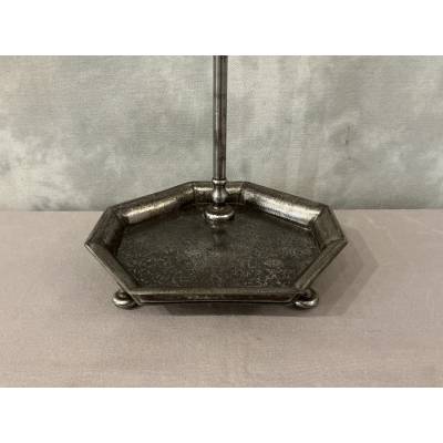 19th century iron fireplace mantel