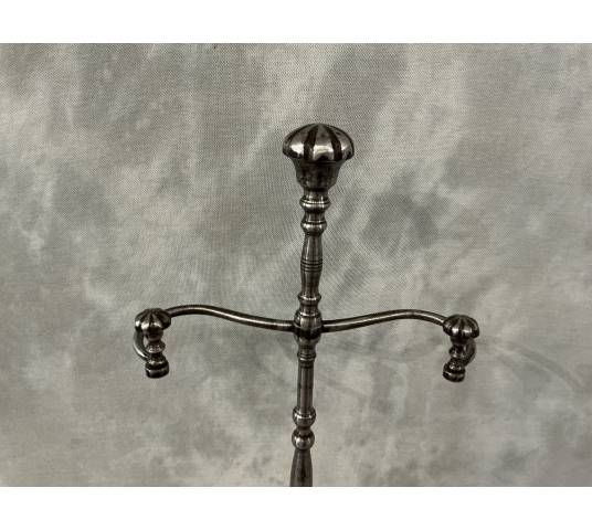 19th century iron fireplace mantel