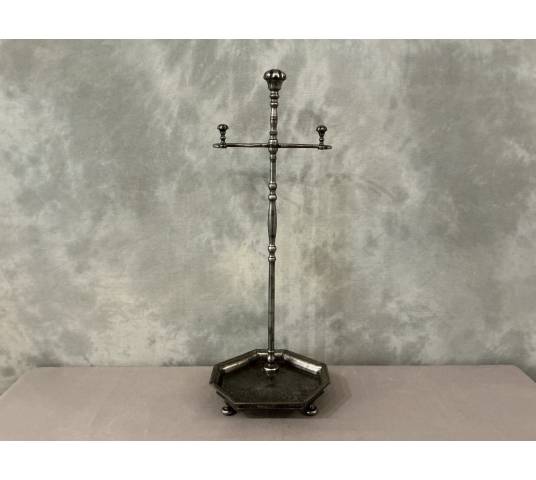 19th century iron fireplace mantel