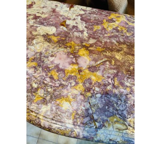 Buffet enfilade en marqueterie de bois de rose d'époque fin 19 ème
