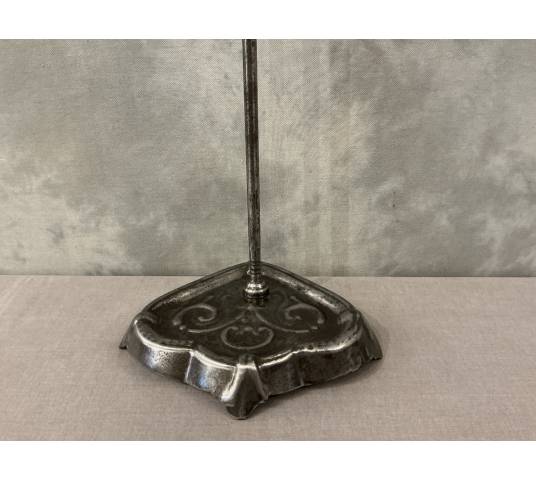 Serviteur de cheminée ancien en fer d'époque 19 ème