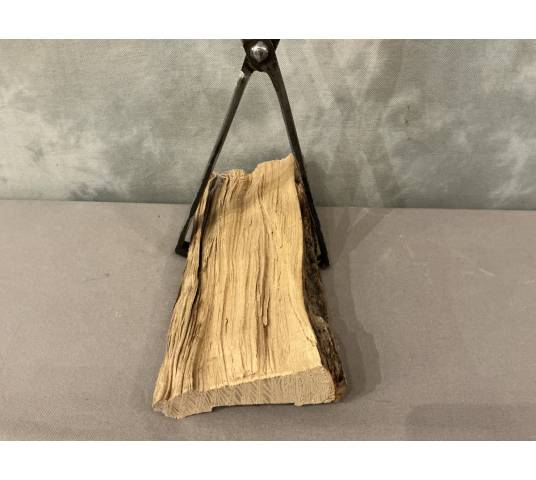 Grande pince ciseaux, pince à bras en fer forgé d'époque 18 ème