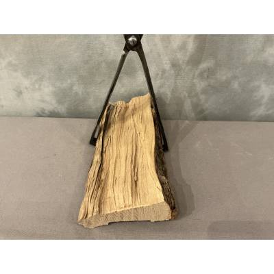 Grande pince ciseaux, pince à bras en fer forgé d'époque 18 ème