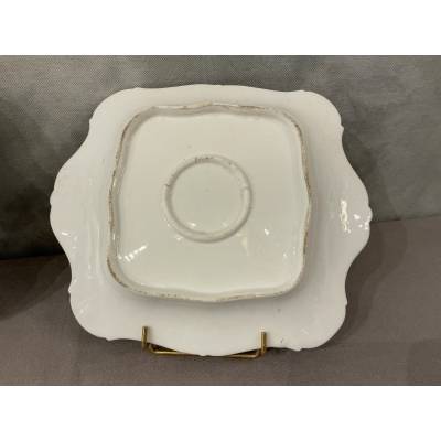 Pair of 19th-century porcelain dishes from Vieux Paris