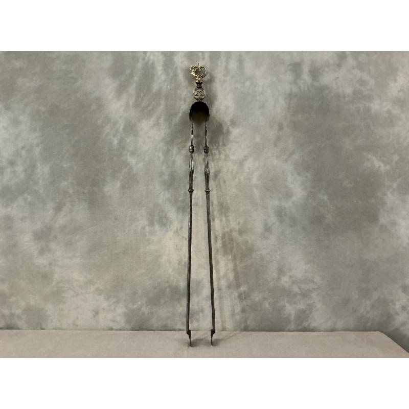 Belle grande pince en fer et bronze d'époque Directoire 19ème