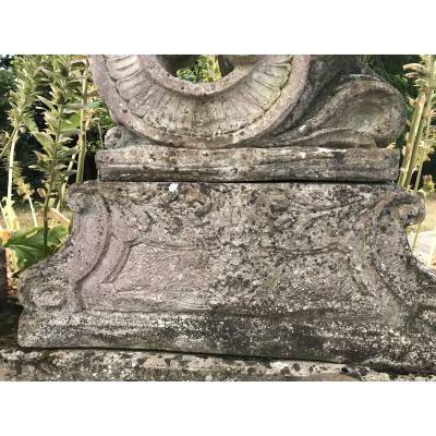 2 Ou 4 statues de jardin en pierre reconstituées XXème