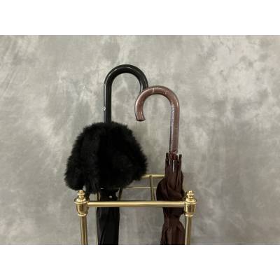 Porte parapluies ancien en laiton d'époque 19 ème