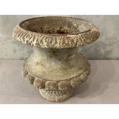 Late 19th century cast iron garden vase