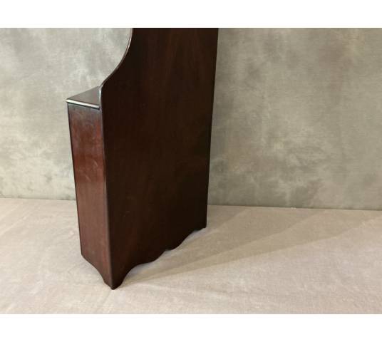 Petite étagère de coin en acajou d'époque 19 ème