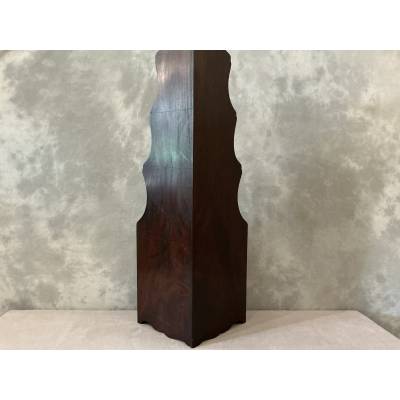 Small 19th-century mahogany corner shelf