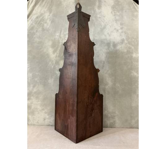 19th century mahogany wall corner cabinet