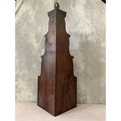 19th century mahogany wall corner cabinet